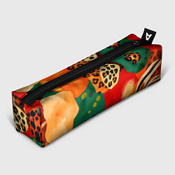 Пенал для ручек Анималистичный африканский паттерн, цвет: 3D-принт