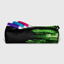 Пенал для ручек Color green black, цвет: 3D-принт — фото 2