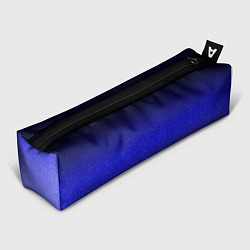 Пенал для ручек Градиент индиго из чёрно в синий текстура крошка, цвет: 3D-принт