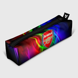 Пенал для ручек Арсенал неоновые волны, цвет: 3D-принт