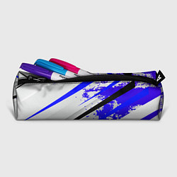 Пенал для ручек Color white blue, цвет: 3D-принт — фото 2