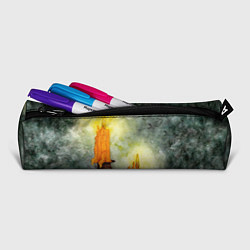 Пенал для ручек Две горящие свечи в темноте, цвет: 3D-принт — фото 2