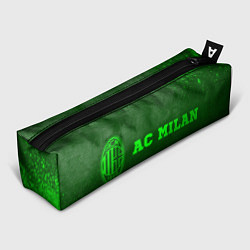 Пенал для ручек AC Milan - green gradient по-горизонтали, цвет: 3D-принт