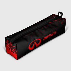 Пенал для ручек Infiniti - red gradient по-горизонтали, цвет: 3D-принт
