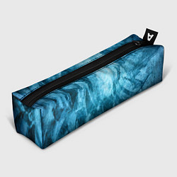 Пенал Абстракция - blue pressed stone