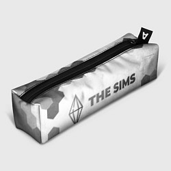 Пенал для ручек The Sims - white gradient по-горизонтали, цвет: 3D-принт