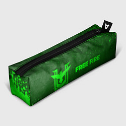 Пенал для ручек Free Fire - green gradient по-горизонтали, цвет: 3D-принт