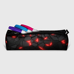 Пенал для ручек Красная неоновая броня, цвет: 3D-принт — фото 2