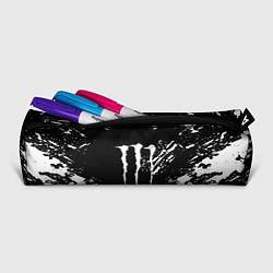 Пенал для ручек Monster energy white splash, цвет: 3D-принт — фото 2