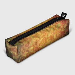 Пенал для ручек Абстракция - orange camouflage, цвет: 3D-принт