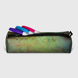 Пенал для ручек Абстракция - green oil stain, цвет: 3D-принт — фото 2