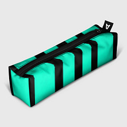 Пенал для ручек Color light blue white line, цвет: 3D-принт