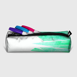 Пенал для ручек Color white light blue strip, цвет: 3D-принт — фото 2