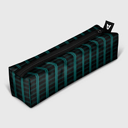Пенал для ручек Color blue dark stripe, цвет: 3D-принт