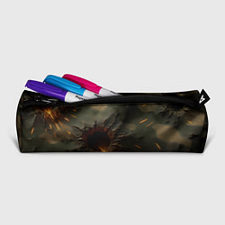 Пенал для ручек Следы от пуль на камуфляже, цвет: 3D-принт — фото 2