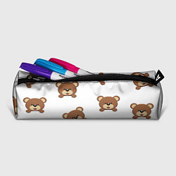 Пенал для ручек Мордашка мишки, цвет: 3D-принт — фото 2