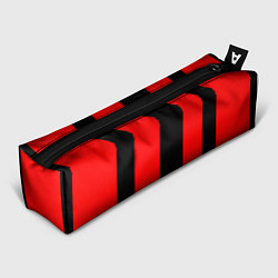 Пенал для ручек Color red and black, цвет: 3D-принт