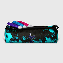 Пенал для ручек ФК Тоттенхэм голубой огонь, цвет: 3D-принт — фото 2