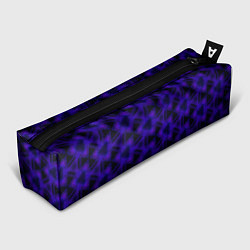 Пенал для ручек Мерцающие треугольники индиго, цвет: 3D-принт