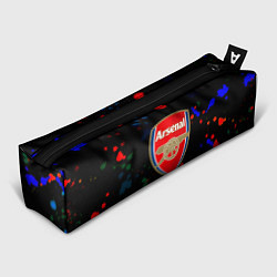 Пенал для ручек Arsenal неоновые брызги красок, цвет: 3D-принт