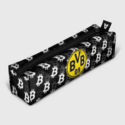 Пенал для ручек Borussia биткоин паттерн, цвет: 3D-принт