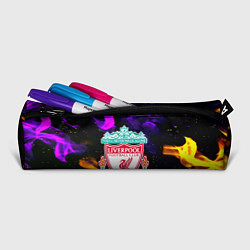 Пенал для ручек Ливерпуль огонь неон, цвет: 3D-принт — фото 2