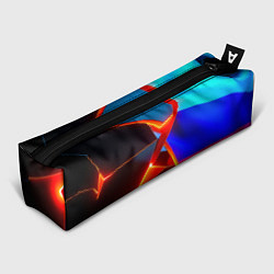 Пенал для ручек Russia flag fractures, цвет: 3D-принт