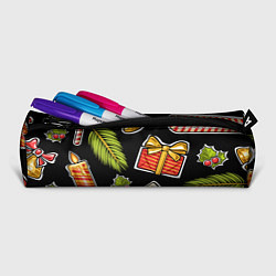 Пенал для ручек Рождественский вайб, цвет: 3D-принт — фото 2