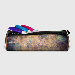 Пенал для ручек Абстракция - pink marble with blue flecks, цвет: 3D-принт — фото 2