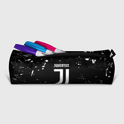 Пенал для ручек Ювентус белые брызги красок, цвет: 3D-принт — фото 2