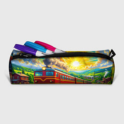 Пенал для ручек Рассветный маршрут, цвет: 3D-принт — фото 2