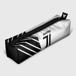 Пенал для ручек Ювентус полосы геометрия текстура, цвет: 3D-принт