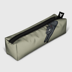 Пенал для ручек Подозрительно лежачий кот, цвет: 3D-принт