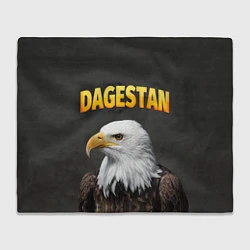 Плед флисовый Dagestan Eagle, цвет: 3D-велсофт