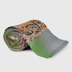 Плед флисовый Грустный леопард, цвет: 3D-велсофт — фото 2