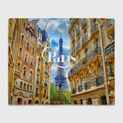 Плед флисовый Daytime Paris, цвет: 3D-велсофт