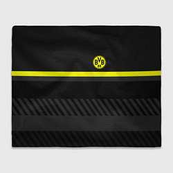 Плед флисовый FC Borussia 2018 Original #3, цвет: 3D-велсофт