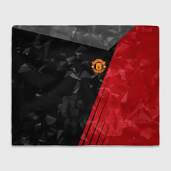 Плед флисовый FC Manchester United: Abstract, цвет: 3D-велсофт