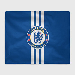Плед флисовый FC Chelsea: Gold Lines, цвет: 3D-велсофт