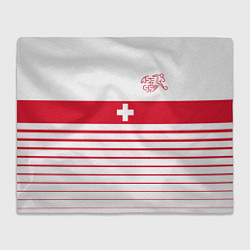 Плед флисовый Швейцария - форма, цвет: 3D-велсофт