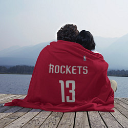 Плед флисовый Rockets: Houston 13, цвет: 3D-велсофт — фото 2