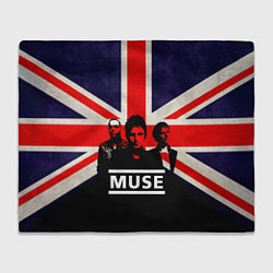 Плед флисовый Muse UK, цвет: 3D-велсофт