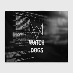 Плед флисовый Watch Dogs: Hacker, цвет: 3D-велсофт