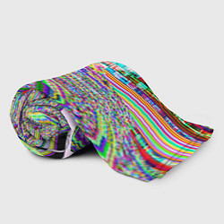 Плед флисовый Optical Glitch, цвет: 3D-велсофт — фото 2
