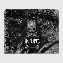 Плед флисовый In Flames: Skeleton King, цвет: 3D-велсофт