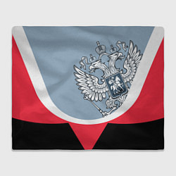Плед флисовый Русский герб, цвет: 3D-велсофт