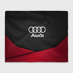 Плед флисовый Audi: Grey Carbon, цвет: 3D-велсофт