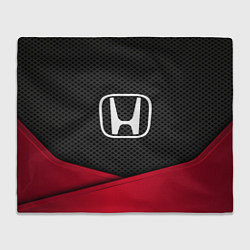 Плед флисовый Honda: Grey Carbon, цвет: 3D-велсофт