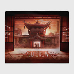 Плед флисовый R6S: Red Crow, цвет: 3D-велсофт