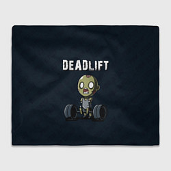 Плед флисовый Deadlift, цвет: 3D-велсофт